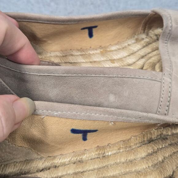 FRYE Cement Lee A Line Flat Espadrilles Size 8.5 - Picture 9 of 9